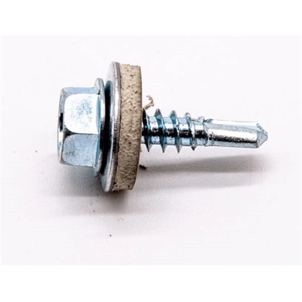 Hatlapfejű önfúró lemezcsavar DIN 7504K EPDM alátéttel, horganyzott