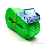 Rakományrögzítő heveder egyrészes szorítókapcsos zöld  3m/25mm 250 kg (VIS) - Image 2